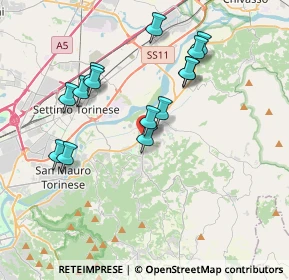Mappa Via Santa Maria, 10090 Castiglione Torinese TO, Italia (3.56)