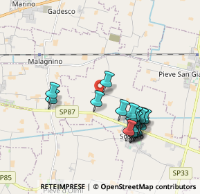 Mappa Vicolo San Giovanni, 26048 Longardore CR, Italia (1.766)