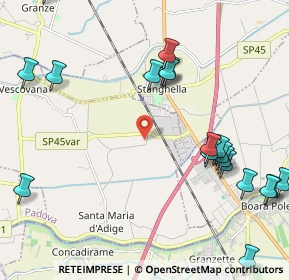 Mappa Via Galileo Galilei, 35048 Stanghella PD, Italia (2.683)