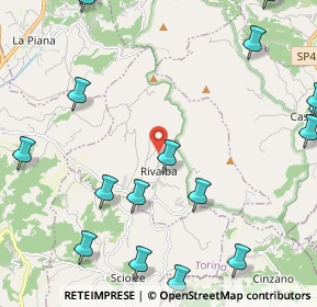 Mappa Via Vignola, 10090 Rivalba TO, Italia (3.2335)