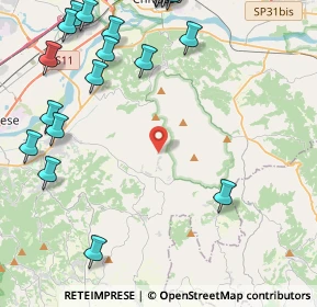Mappa Via Vignola, 10090 Rivalba TO, Italia (6.093)