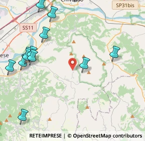 Mappa Via Vignola, 10090 Rivalba TO, Italia (6.245)