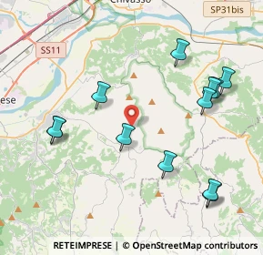 Mappa Via Vignola, 10090 Rivalba TO, Italia (4.49833)