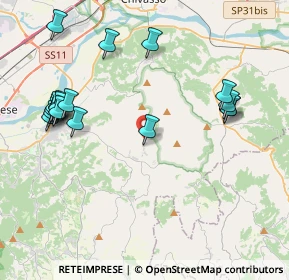 Mappa Via Vignola, 10090 Rivalba TO, Italia (4.61529)