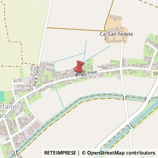 Mappa Via piave 102, 26849 Santo Stefano Lodigiano, Lodi (Lombardia)