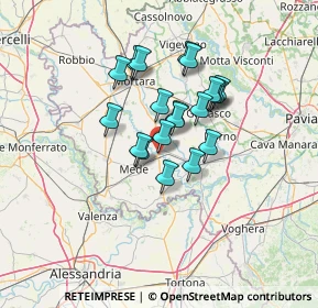 Mappa Via Caldera, 27034 Lomello PV, Italia (9.9575)