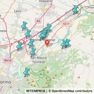 Mappa Corona Verde, 10036 Settimo Torinese TO, Italia (3.83923)