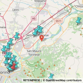 Mappa Corona Verde, 10036 Settimo Torinese TO, Italia (7.245)