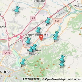 Mappa Corona Verde, 10036 Settimo Torinese TO, Italia (4.39182)