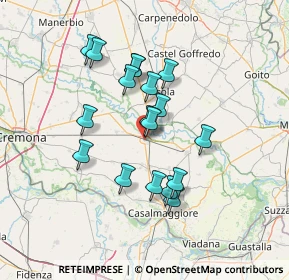 Mappa Via Fava, 26034 Piadena CR, Italia (11.85167)