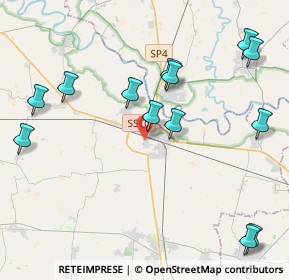 Mappa Via Fava, 26034 Piadena CR, Italia (5.39333)