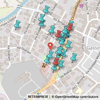 Mappa Via Pasubio, 10090 Gassino Torinese TO, Italia (0.10769)