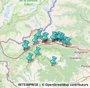 Mappa Borgata Rodetti, 10050 Meana di Susa TO, Italia (9.71188)