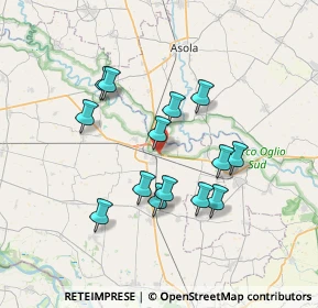 Mappa Via del Popolo, 26034 Piadena CR, Italia (6.29429)