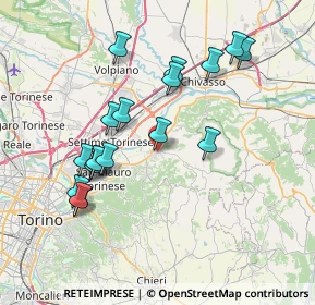Mappa Via Foratella, 10090 Gassino Torinese TO, Italia (7.42278)
