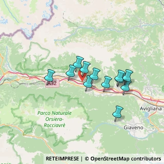 Mappa SS 25 del Moncenisio, 10050 San Didero TO, Italia (5.60083)