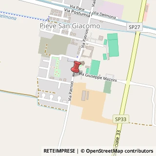 Mappa Via Patrioti, 73, 26035 Pieve San Giacomo, Cremona (Lombardia)