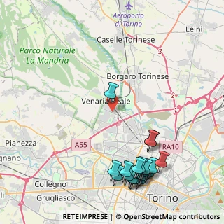 Mappa 10078 Venaria reale TO, Italia (5.4245)