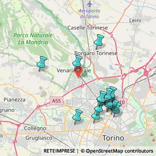 Mappa 10078 Venaria reale TO, Italia (4.44667)