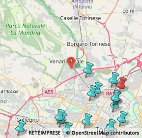 Mappa 10078 Venaria reale TO, Italia (6.34875)