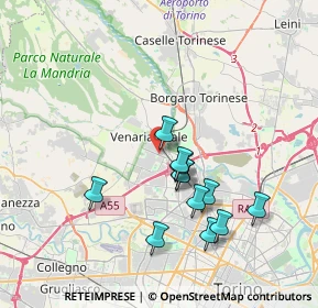 Mappa 10078 Venaria reale TO, Italia (3.3775)