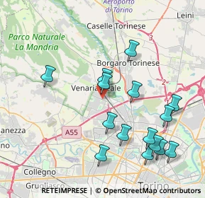 Mappa 10078 Venaria reale TO, Italia (4.24333)