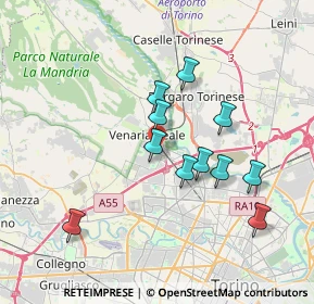 Mappa 10078 Venaria reale TO, Italia (3.25091)