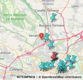 Mappa 10078 Venaria reale TO, Italia (5.612)