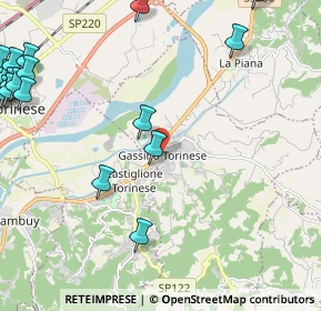 Mappa Piazza Sampieri, 10090 Gassino Torinese TO, Italia (3.4225)