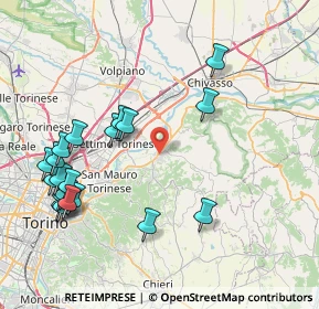 Mappa Piazza Sampieri, 10090 Gassino Torinese TO, Italia (9.4015)