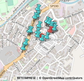 Mappa Piazza Sampieri, 10090 Gassino Torinese TO, Italia (0.161)