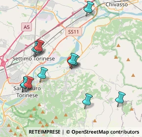 Mappa Via Cavour, 10090 Gassino Torinese TO, Italia (4.26083)