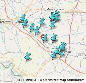 Mappa Via Rosta, 37043 Castagnaro VR, Italia (6.7125)