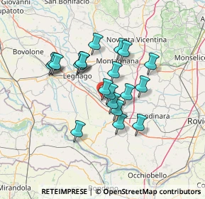Mappa Via Rosta, 37043 Castagnaro VR, Italia (10.931)