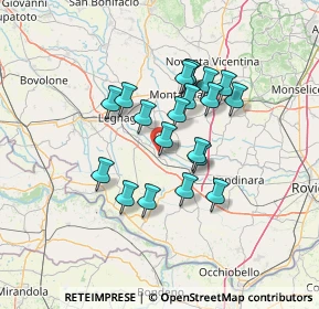Mappa Via Rosta, 37043 Castagnaro VR, Italia (10.9105)