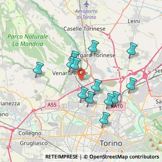 Mappa Piazza Cavour, 10078 Venaria Reale TO, Italia (3.40615)