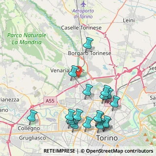 Mappa Piazza Cavour, 10078 Venaria Reale TO, Italia (5.02056)