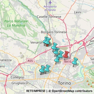 Mappa Piazza Cavour, 10078 Venaria Reale TO, Italia (3.36909)
