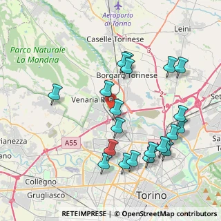 Mappa Piazza Cavour, 10078 Venaria Reale TO, Italia (4.246)