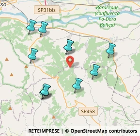 Mappa Località Mariano, 14023 Tonengo AT, Italia (3.82364)