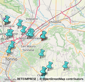 Mappa 10090 Gassino Torinese TO, Italia (10.098)