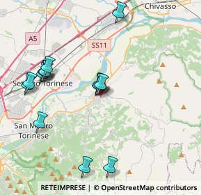 Mappa 10090 Gassino Torinese TO, Italia (4.048)