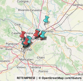 Mappa 10090 Gassino Torinese TO, Italia (10.493)