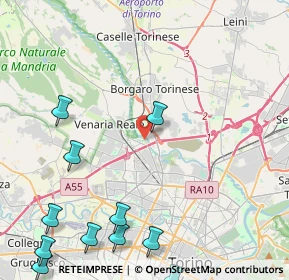 Mappa Strada di Lanzo, 10078 Venaria Reale TO, Italia (6.56417)