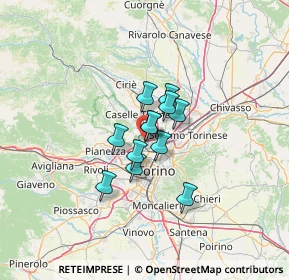 Mappa Strada di Lanzo, 10078 Venaria Reale TO, Italia (7.53167)