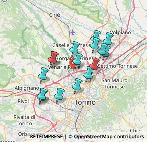 Mappa Strada di Lanzo, 10078 Venaria Reale TO, Italia (5.925)