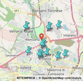 Mappa Strada di Lanzo, 10078 Venaria Reale TO, Italia (1.62)