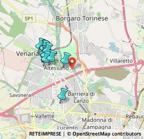 Mappa Strada di Lanzo, 10078 Venaria Reale TO, Italia (1.58)