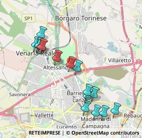 Mappa Strada di Lanzo, 10078 Venaria Reale TO, Italia (2.0425)