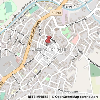 Mappa Piazza Antonio Chiesa, 3, 10090 Gassino Torinese, Torino (Piemonte)
